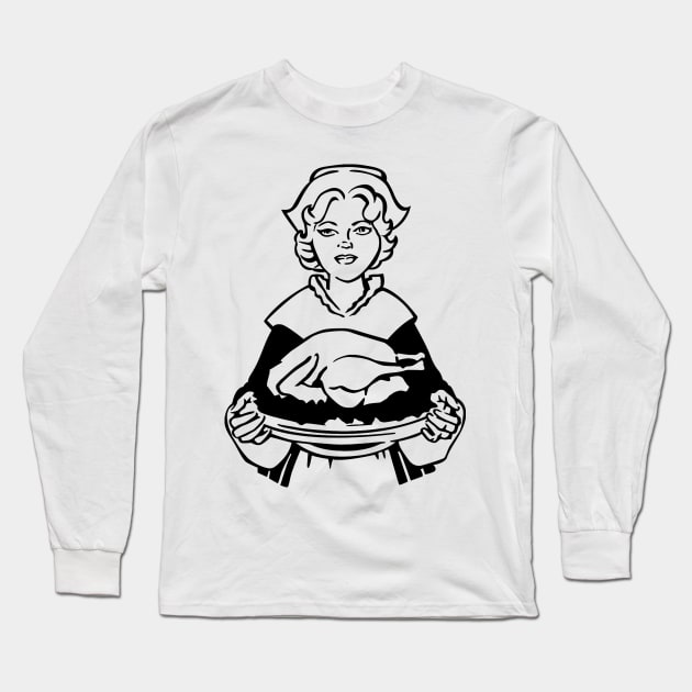 Dinner is Served Long Sleeve T-Shirt by baikteman